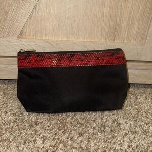Clinique Black and Red Travel Bag
